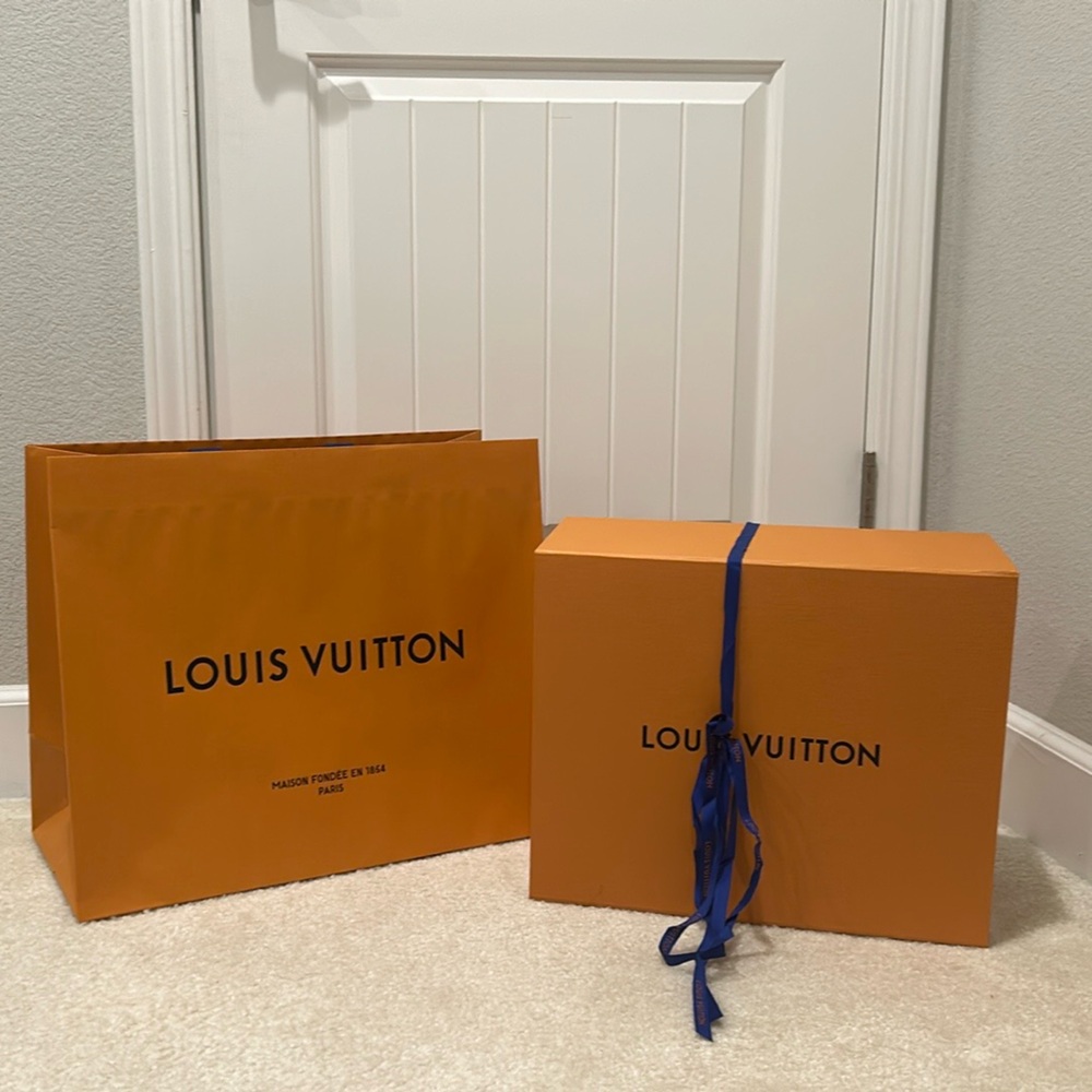 Louis Vuitton box and bag